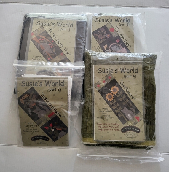 Susie's World Folk Arg Designs by Bonnie Sullivan - 4 Part.